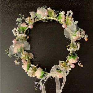 Boho Flower Headband Hair Wreath Floral Garland